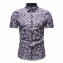 Camisa Masculina Novo Estilo Florida Verão Moda Praia