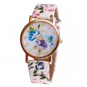 Clock Female Floral Delicate Fashion Cheap Sifisticado Girl