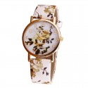 Clock Female Floral Delicate Fashion Cheap Sifisticado Girl