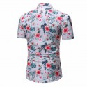 Camisa Masculina Novo Modelo Estampa Floral Praia