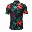 Camisa Masculina Novo Modelo Estampa Floral Praia