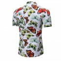 Camisa Masculina Novo Modelo Estampa Floral Praia