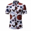 Camisa Masculina Novo Modelo Estampa Floral Praia