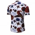 Camisa Masculina Novo Modelo Estampa Floral Praia