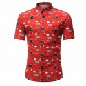 Camisa Masculina Novo Modelo Estampa Floral Praia