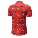 Camisa Masculina Novo Modelo Estampa Floral Praia