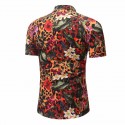 Camisa Masculina Novo Modelo Estampa Floral Praia