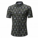 Camisa Masculina Novo Modelo Estampa Floral Praia