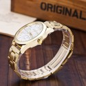 Relógio Geneva Feminino Formal Dourado Romanos Executivo Luxo