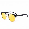 Sunglasses Mirrored Lens Blue UV Protection Upper Frame