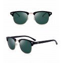 Sunglasses Mirrored Lens Blue UV Protection Upper Frame