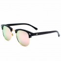 Sunglasses Mirrored Lens Blue UV Protection Upper Frame