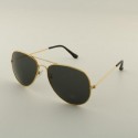 Sunglasses Large Aviator Fine Gold Frame