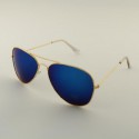 Sunglasses Large Aviator Fine Gold Frame