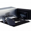 Óculos de Sol Esporte Masculino Audi Detalhes em Ouro Proteção UV