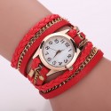 Watch Leather Strap Female Multicolor with Chain Fashion