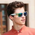 Fashion White Men's Sunglasses Funk Thick Frame with UV Protection