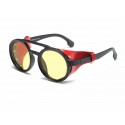 Sunglasses Female Lady Gaga Lens Uv400 Round Frame Italy