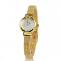 Relógio Feminino Classico Minimalista Dourado e Prata Elegante Pequeno