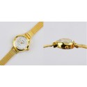 Clock Female Classico Minimalist Gold and Silver Elegant Small