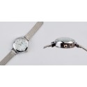 Clock Female Classico Minimalist Gold and Silver Elegant Small