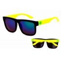 Óculos de Sol Masculino Evrfelan Preto e Verde Limão