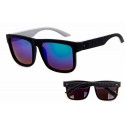 Evrfelan Men's Black and Lime Green Sunglasses