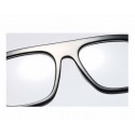Armação de Óculos Masculino Quadrado Lente Transparente
