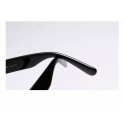 Men's Square Frame Transparent Lens