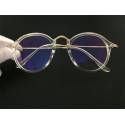 Men's Round Glasses Frame Casual Elegant Transparent Lens