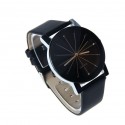 Watch Modern Black Female Stylish Minimalist Leather