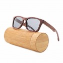 Premium Wooden Men's Sunglasses Uv400 Radiation Lens