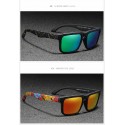 Óculos Masculino de Sol Quadrado Lente Anti-Reflexo
