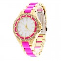 Watch Casual Female with Multicolor Crystals Elegant Party Night