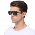 Óculos Aviador Masculino de Sol com lentes Espelho Anti-Reflexo Uv400