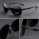 Aviator Sunglasses Male with Anti-Glare Mirror Lenses Uv400