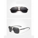 Óculos Aviador Masculino de Sol com lentes Espelho Anti-Reflexo Uv400