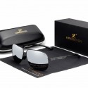 Óculos Aviador Masculino de Sol com lentes Espelho Anti-Reflexo Uv400