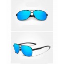 Aviator Sunglasses Male with Anti-Glare Mirror Lenses Uv400