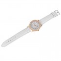 Clock Female Casual Elegant with Crystal Quartz Gold