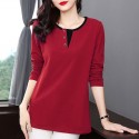 Women's Casual Long Sleeve Casual Work Blouse Two Colors