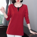 Women's Casual Long Sleeve Casual Work Blouse Two Colors