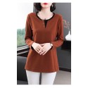 Women's Casual Long Sleeve Casual Work Blouse Two Colors