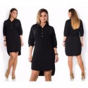 Vestido Feminino Social Midi Plus Moda Social Evangélica