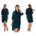 Vestido Feminino Social Midi Plus Moda Social Evangélica