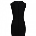 Womens Party Dress with Glow and Deep Neckline