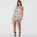 Kitty Print Dress One Shoulder Only Vaga Pinch