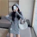 Womens Dress Hoodie Style Winter Fashion Zipper