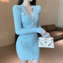 Short Womens Dress For Work Long Sleeves Winter Fashion Cold Days