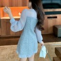 Womens Comfortable Long Sleeve Party Dress